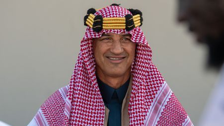 Al Taawoun's Pericles Chamusca during Saudi Arabia Founding Day