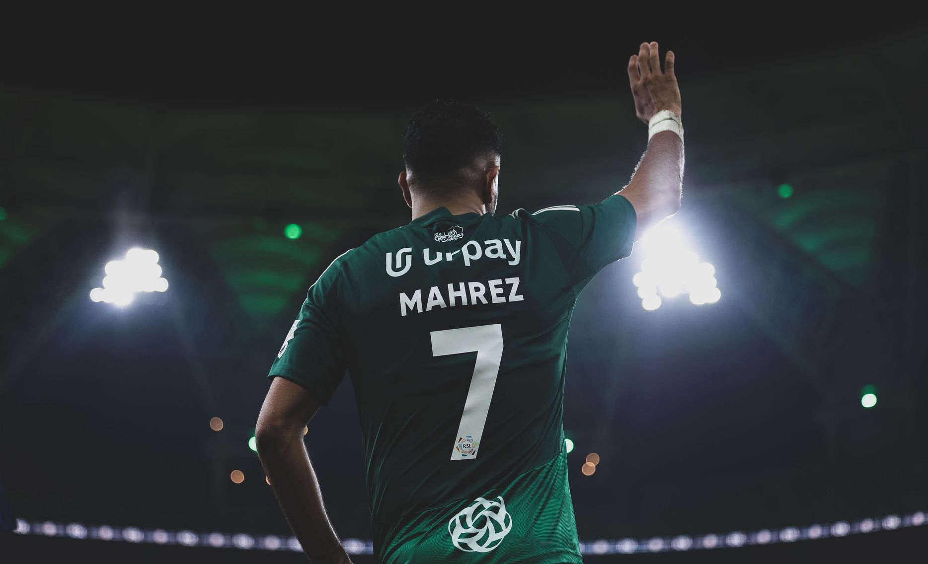 Al Ahli's Riyad Mahrez v Al Okhdood