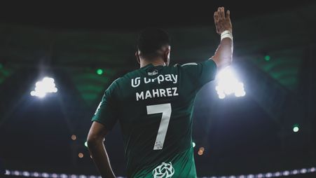 Al Ahli's Riyad Mahrez v Al Okhdood