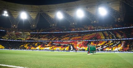 Another impressive Al Ittihad fan tifo before the Sea Derby v Al Ahli