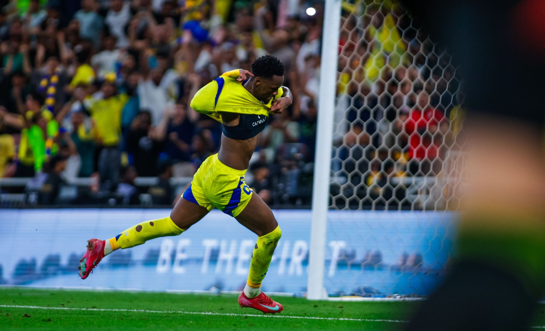 Al Nassr striker Jhon Duran scores winner v Al Ahli in Jeddah
