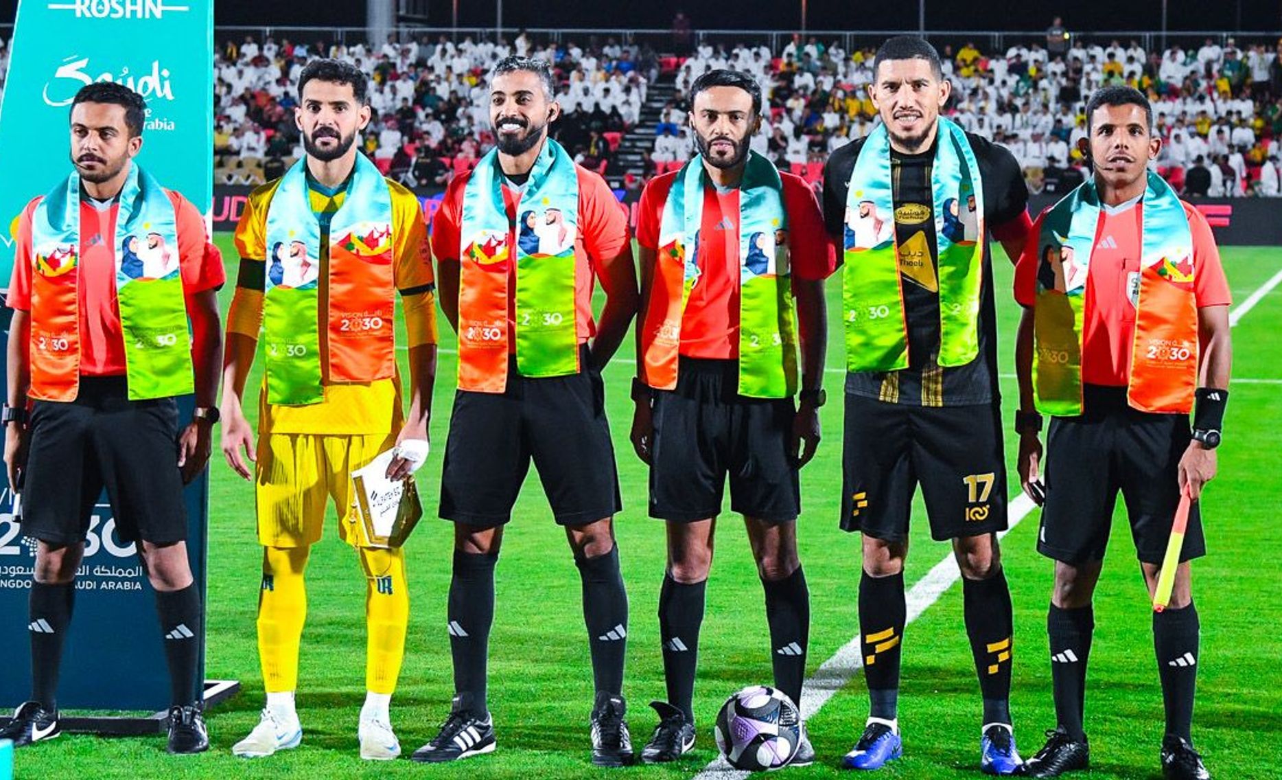 قبل انطلاق مباراة العروبة والفتح في سبتمبر 2024