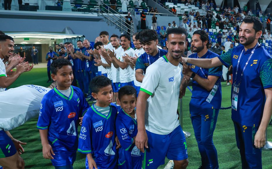 Al Fateh veteran Mohammed Al Fuhaid was given a hero's send off