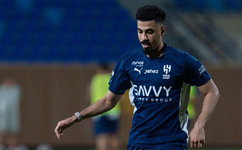 علي لاجامي في أول مران بنادي الهلال