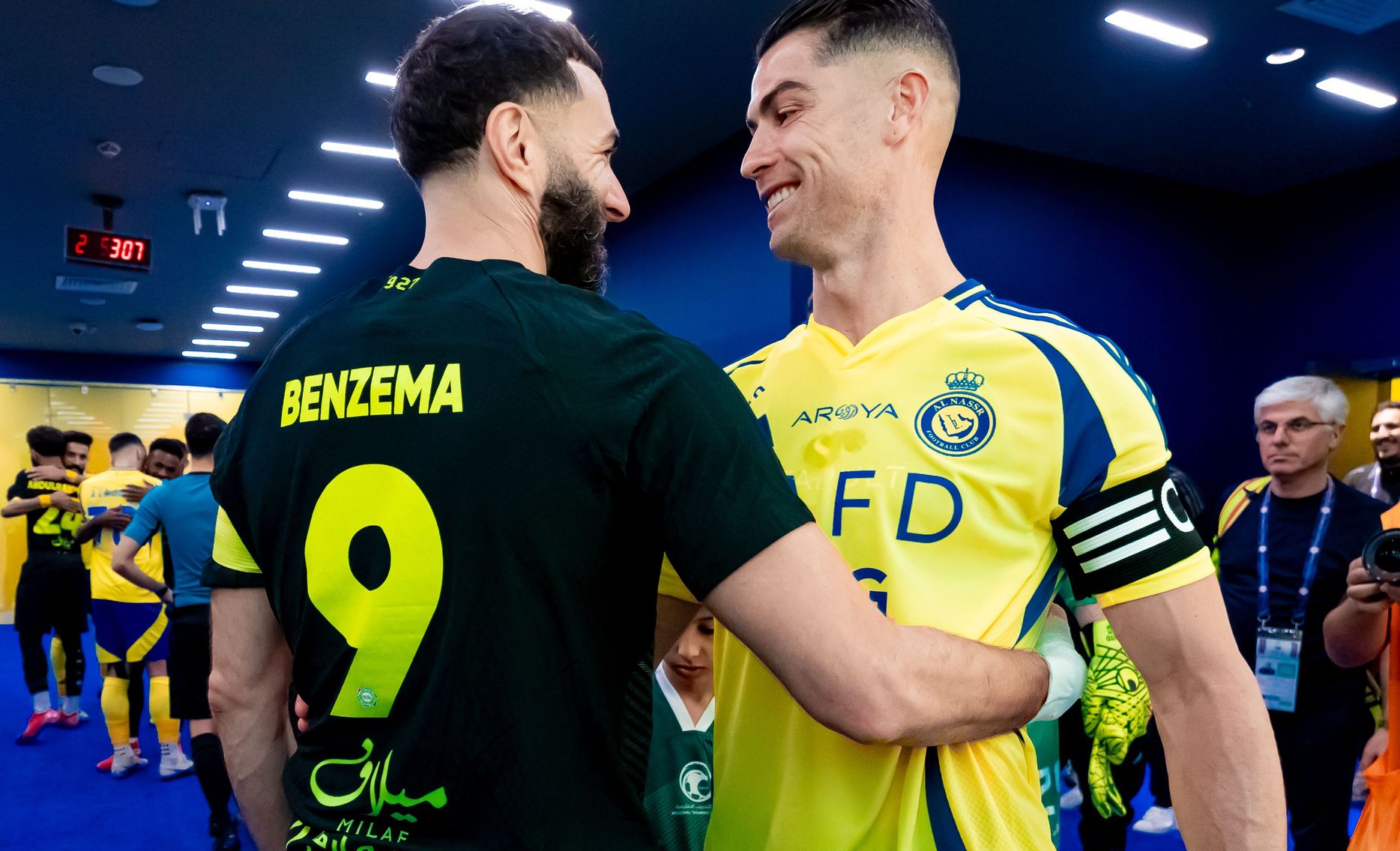 Al-Nassr-captain-Cristiano-Ronaldo-and-Al-Ittihad-counterpart-Karim-Benzema
