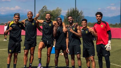 Al Ittihad during preseason
