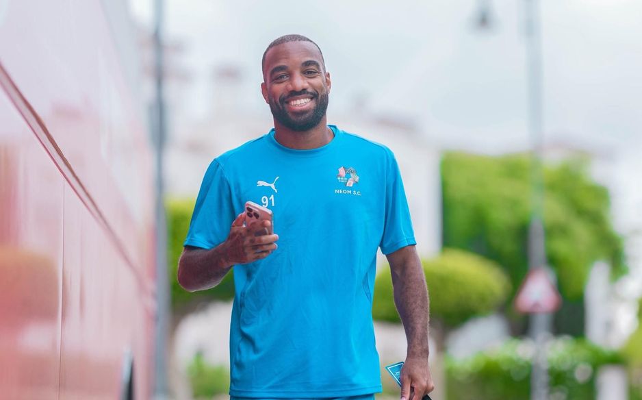 New NEOM SC striker Alexandre Lacazette