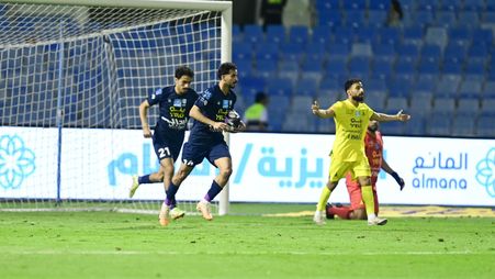 البديل صالح آل عباس سجل هدف التعادل في مباراة البقاء عند الدقيقة 95 وخلفه آل جحيف صاحب الهدف الحاسم بعد ذلك بـ 10 دقائق