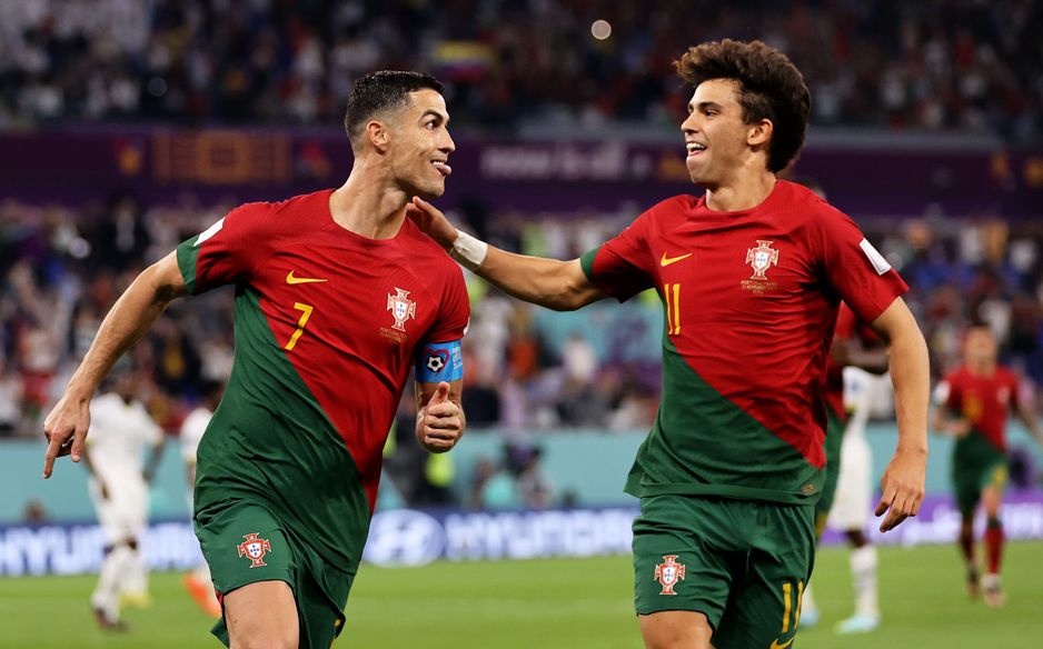 Cristiano Ronaldo and Joao Felix have already struck up a partnership with Portugal