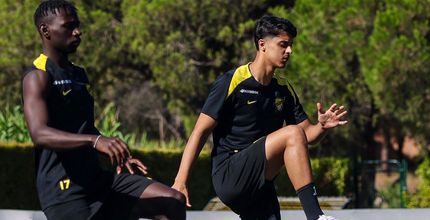 فيصل الغامدي ومروان الصحفي في معسكر الاتحاد