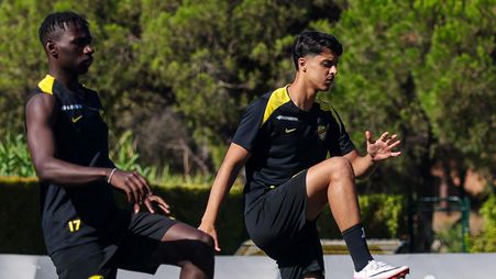 فيصل الغامدي ومروان الصحفي في معسكر الاتحاد