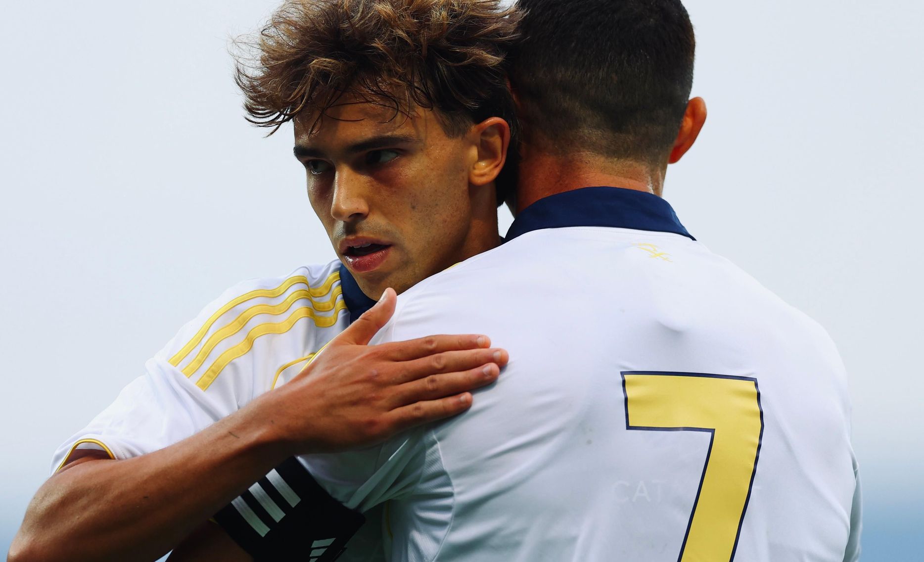 Joao Felix with new Al Nassr teammate Cristiano Ronaldo