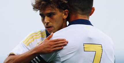 Joao Felix with new Al Nassr teammate Cristiano Ronaldo