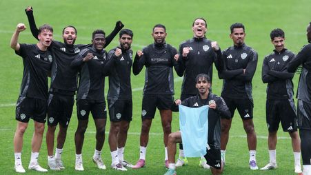 فريق الأهلي خلال المعسكر الإعدادي