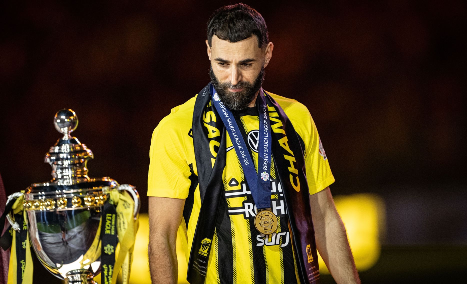 Karim Benzema is determined for Al Ittihad to keep hold of RSL trophy