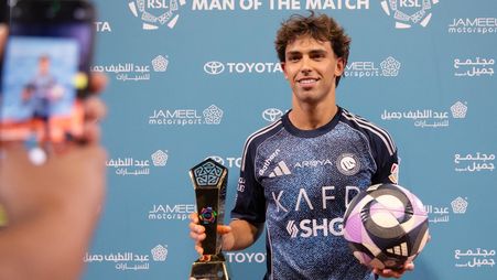 Al Nassr's Joao Felix named MOTM after hat-trick on debut at Al Taawoun