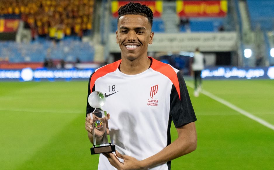 Al Qadsiah's Musab Al Juwayr is the reigning RSL Young Player of the Season