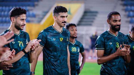 عبد الله الحافظ في أول ظهور مع الخليج