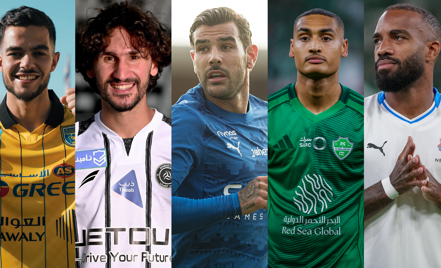 لاعبون فرنسيون في دوري روشن السعودي