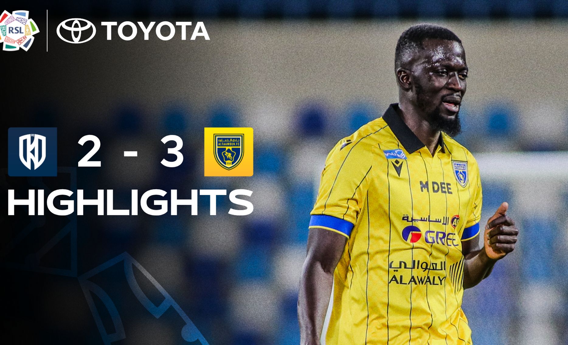 Al Okhdood 2-3 Al Taawoun