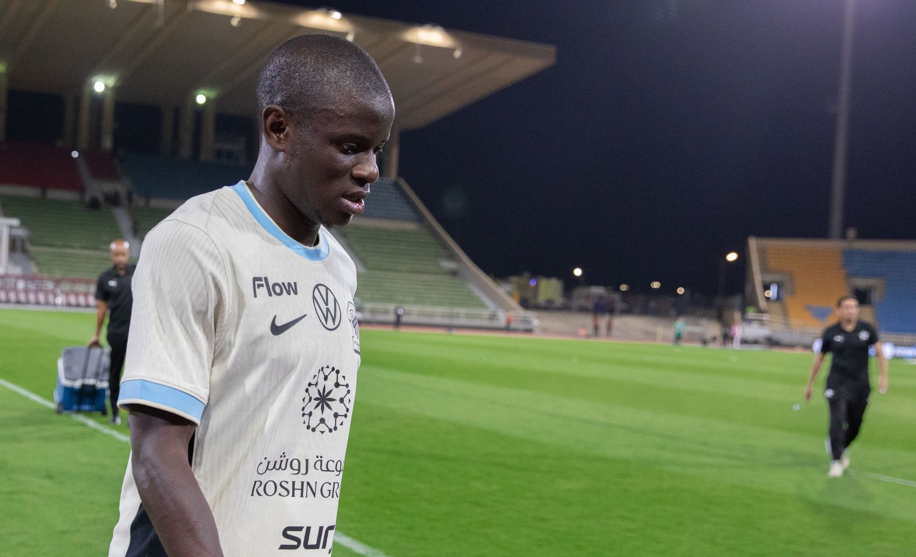 كانتي بعد نهاية مباراة النجمة والاتحاد