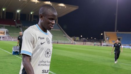 كانتي بعد نهاية مباراة النجمة والاتحاد