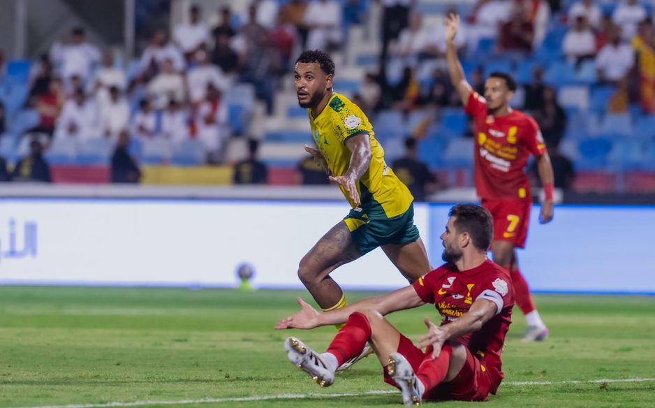 Al Khaleej new boy Joshua King nets v Al Qadsiah to make it four goals in three RSL appearances