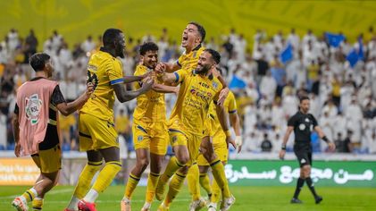 AlTaawoun celebrate win v Al Ettifaq