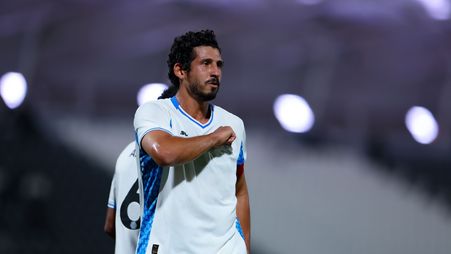 أحمد حجازي يحتفل بهدفه العاشر في دوري روشن السعودي