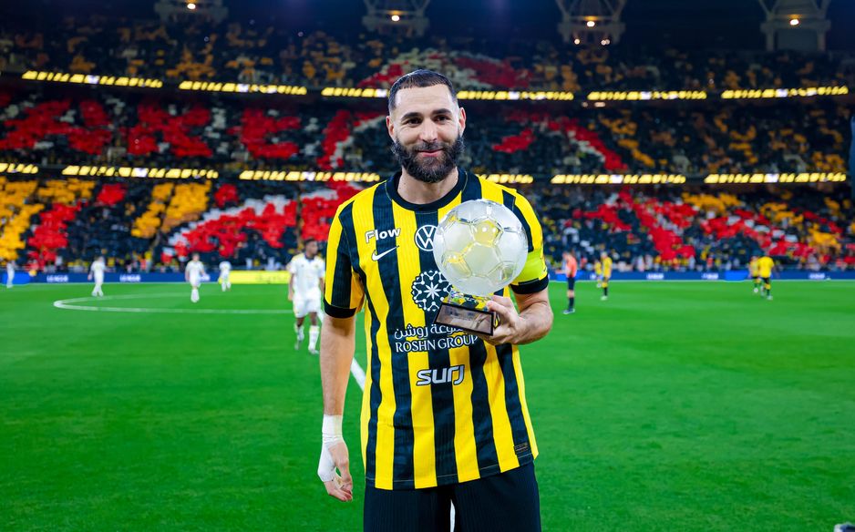 Al Ittihad captain Karim Benzema presented with his 2024-25 RSL Best Player award