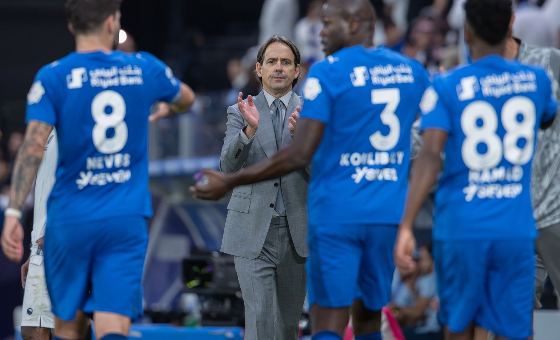 Simone Inzaghi is getting to grips with managing Al Hilal - and in the RSL