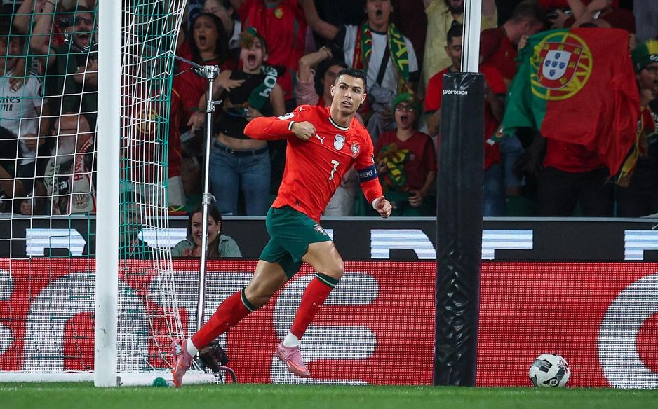 Cristiano Ronaldo scores for Portugal against Hungary in FIFA World Cup qualifiers