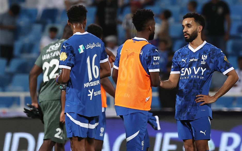 مباراة الهلال وضمك في الجولة الثانية من الموسم الماضي آخر مباراة ارتدى بها البريك قميص الهلال