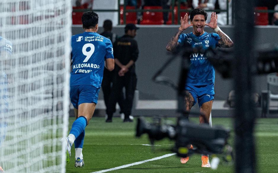 Darwin Nunez and Marcos Leonardo both netted doubles for Al Hilal at Al Ettifaq