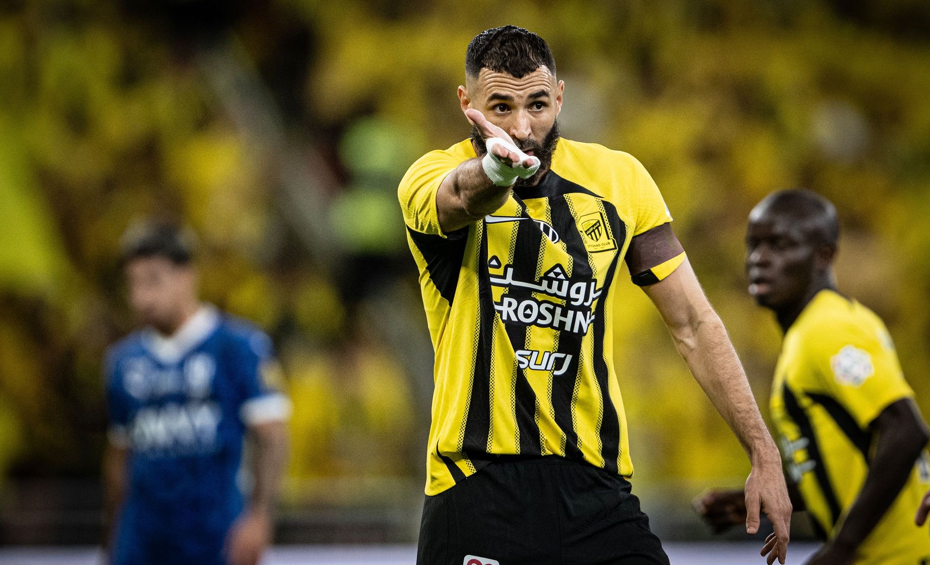 Karim Benzema in Saudi Clasico between Al Ittihad and Al Hilal