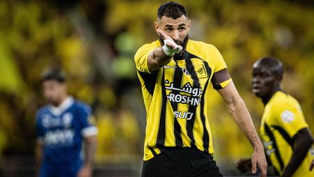 Karim Benzema in Saudi Clasico between Al Ittihad and Al Hilal