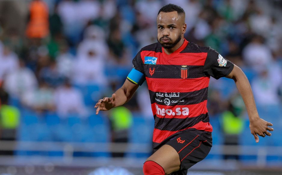 من المباراة الأخيرة للخيبري بشعار الرياض وجرت أمام الأهلي