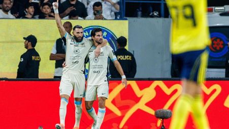 Al Ittihad celebrate win in King's Cup at Al Nassr