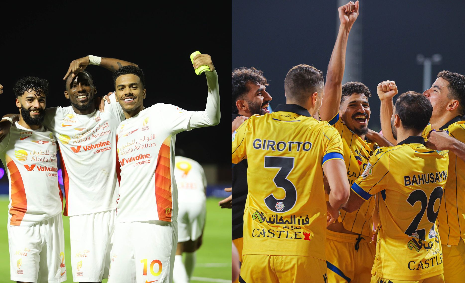 التعاون ينازل القادسية على المركز الثاني