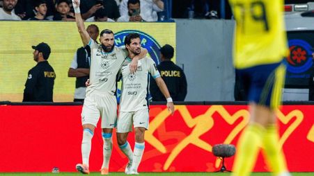 Al Ittihad celebrate win in King's Cup at Al Nassr