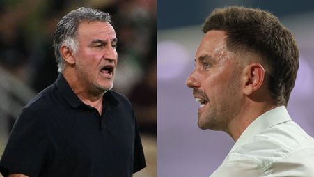 المدرب الانجليزي الوحيد مع المدرب الفرنسي الوحيد