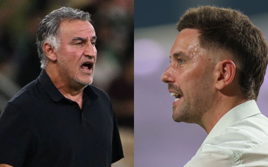 المدرب الانجليزي الوحيد مع المدرب الفرنسي الوحيد