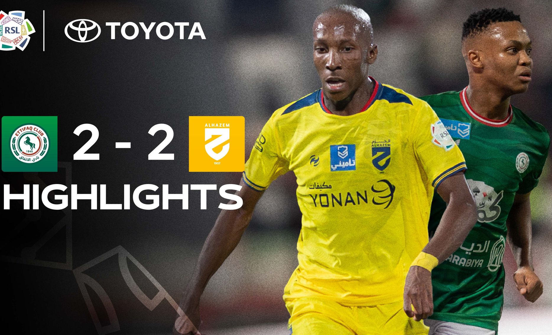 Al Ettifaq 2-2 Al Hazem