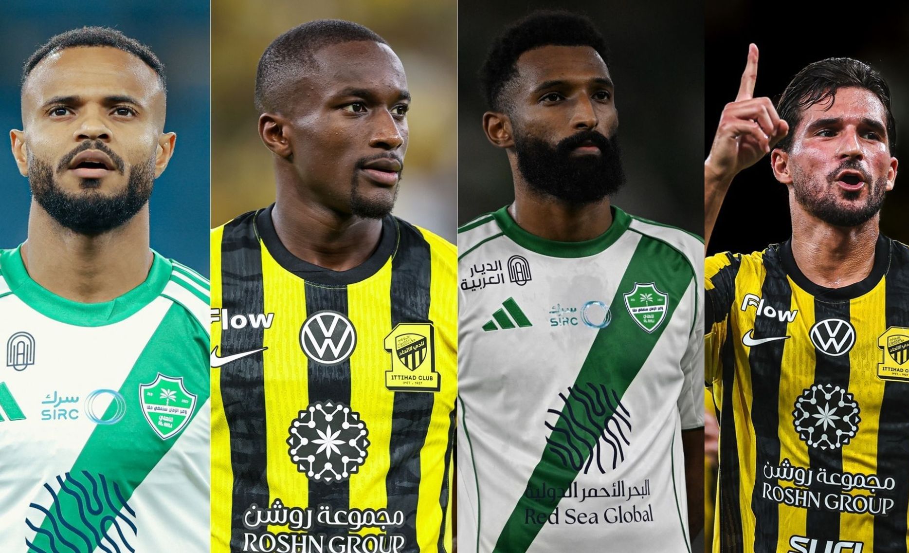 ديربي البحر يسلط الأضواء على الأبرز بين المساهمين تهديفيًا في الاتحاد والأهلي