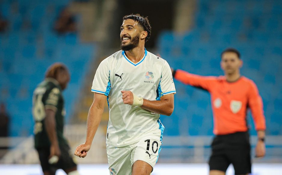 Said Benrahma scores for NEOM SC at Al Kholood