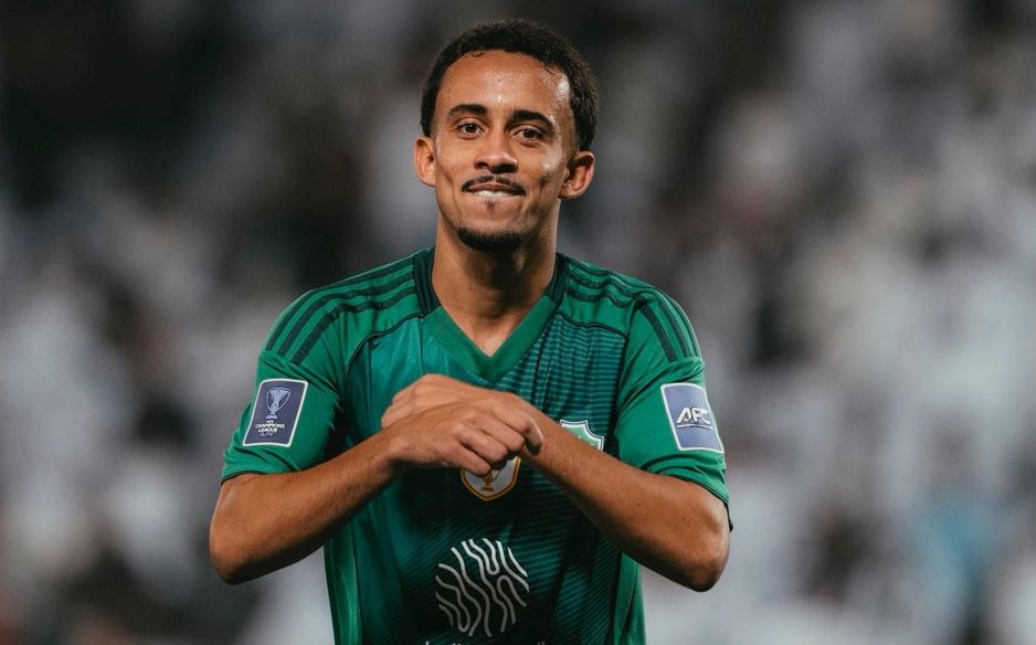 Matheus Goncalves scores for Al Ahli at Al Sadd in the AFC Champions League Elite