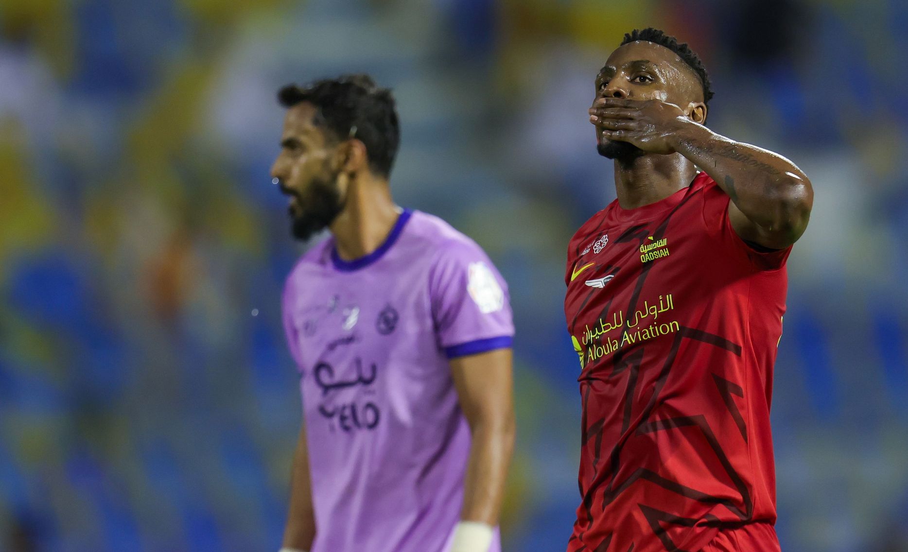 خوليان كينونيس سجل ثنائية تهديفية في اللقاء الأخير بين الخلود والقادسية