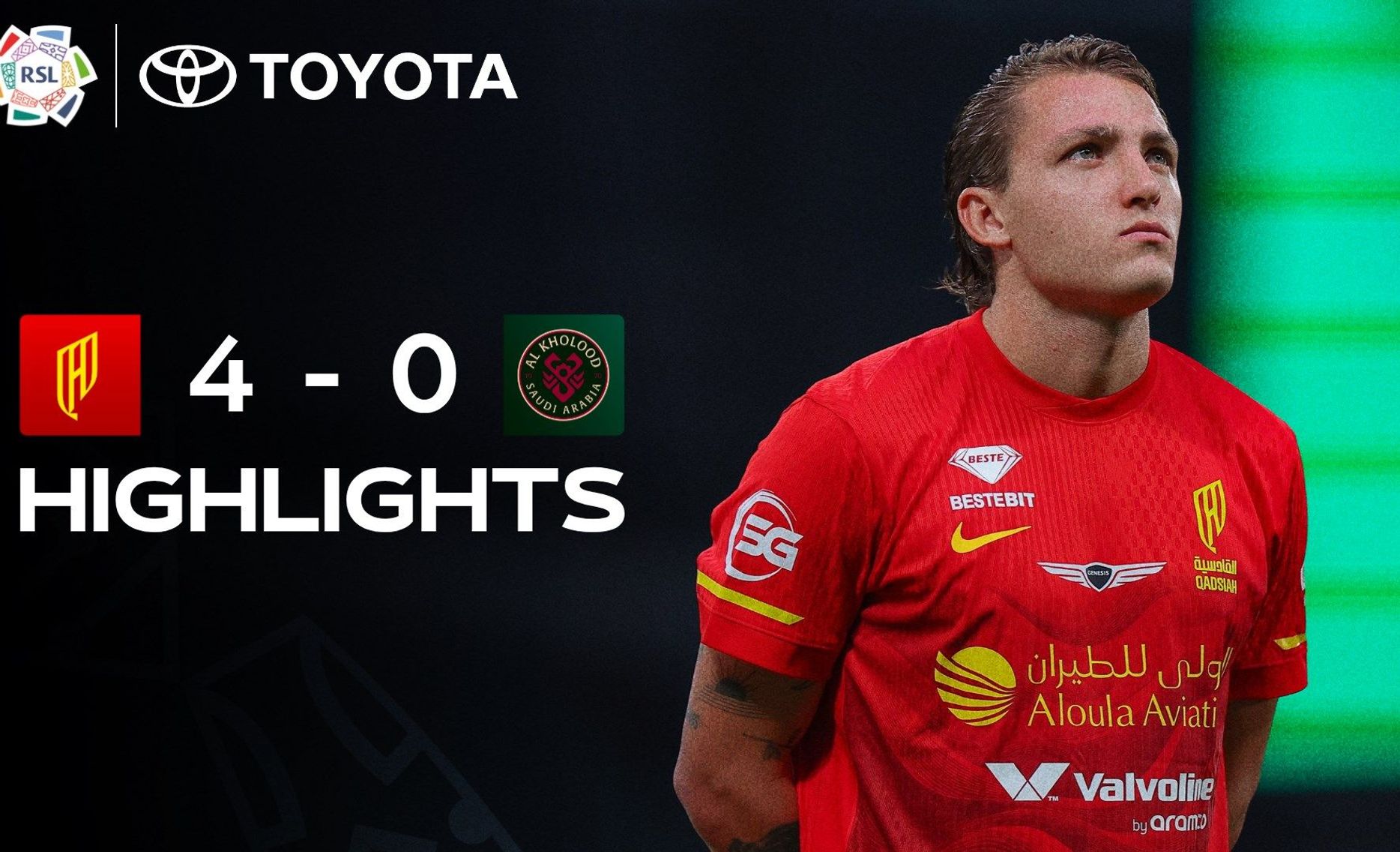 Al Qadsiah 4-0 Al Kholood