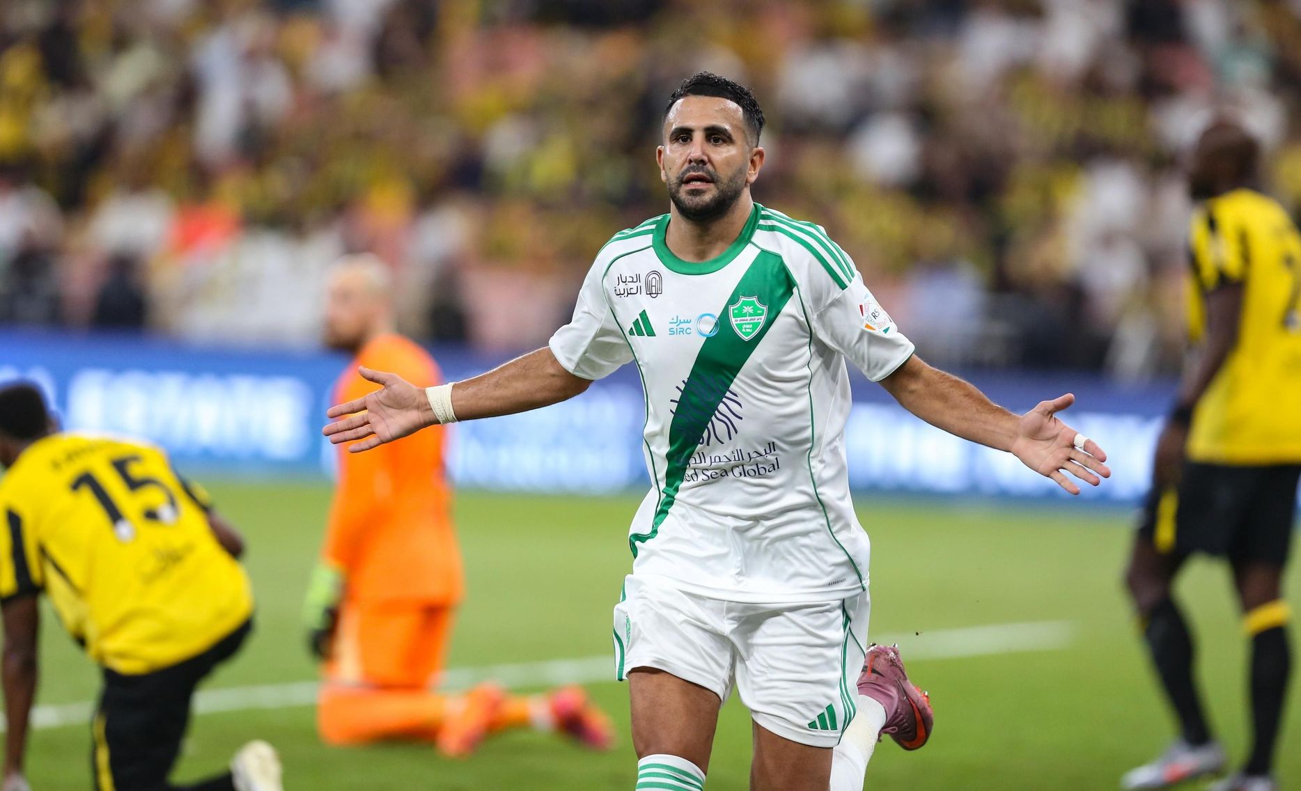 Riyad Mahrez scores winner for Al Ahli in Sea Derby v Al Ittihad
