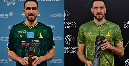 كونستانتيونس فورتونيس عاد من القصيم بجائزتي أفضل لاعب في الشهر ورجل المباراة